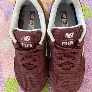New Balance 515 Maroon Sneakers
